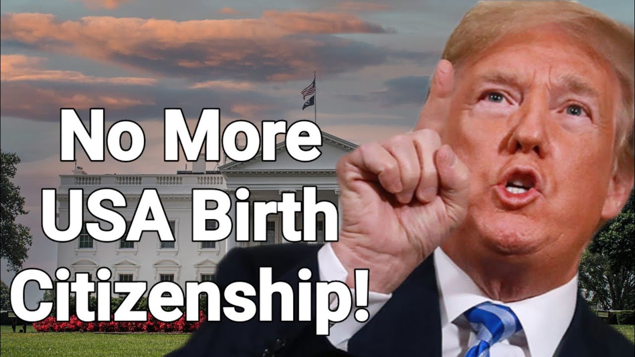 No USA Birth Right Citizenship for African and Caribbean Immigrants!