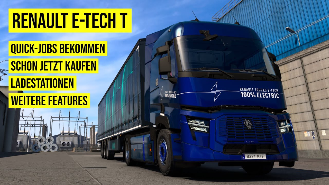 Der neue RENAULT E-TECH T | Alle Infos - Ladestationen, Aufladen, Option zum Kaufen, Aufträge | ETS2