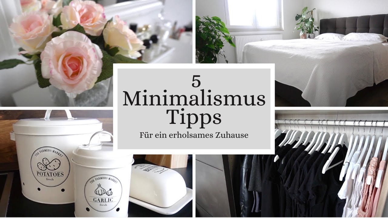 5 Minimalismus Tipps für ein erholsames Zuhause | Hotel-inspiriertes Wohnen | Aufräumtipps & Ordnung
