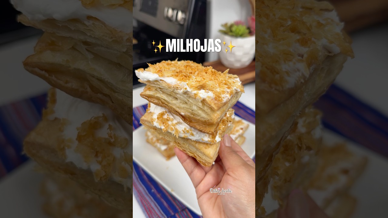 Milhojas, esta es la verdadera Receta 🤤🇬🇹 #parati #receta #recetasguatemaltecas #molhojasguate