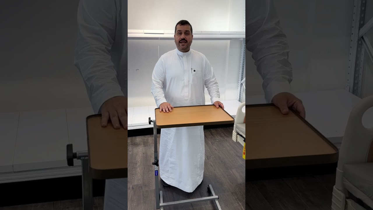 طاولة سرير متحركة للمريض