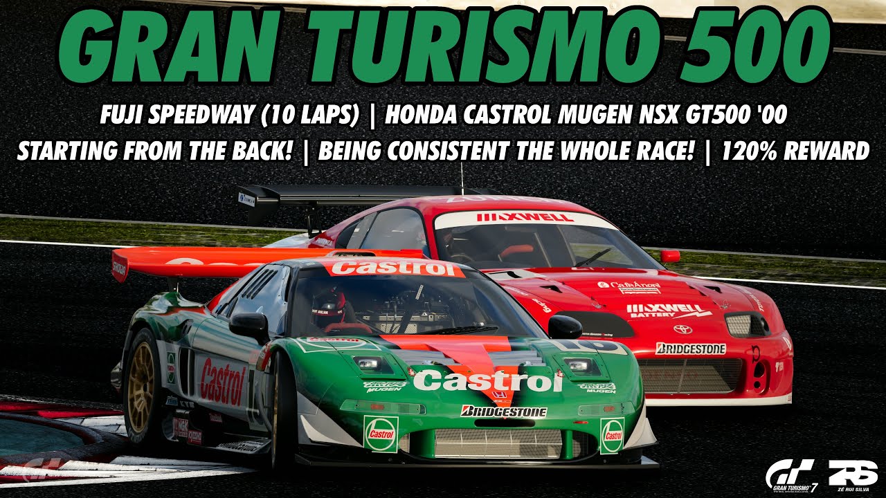 Gran Turismo 7 - Power Pack (Gran Turismo 500 - Fuji Speedway) | Honda Castrol MUGEN NSX GT500 '00