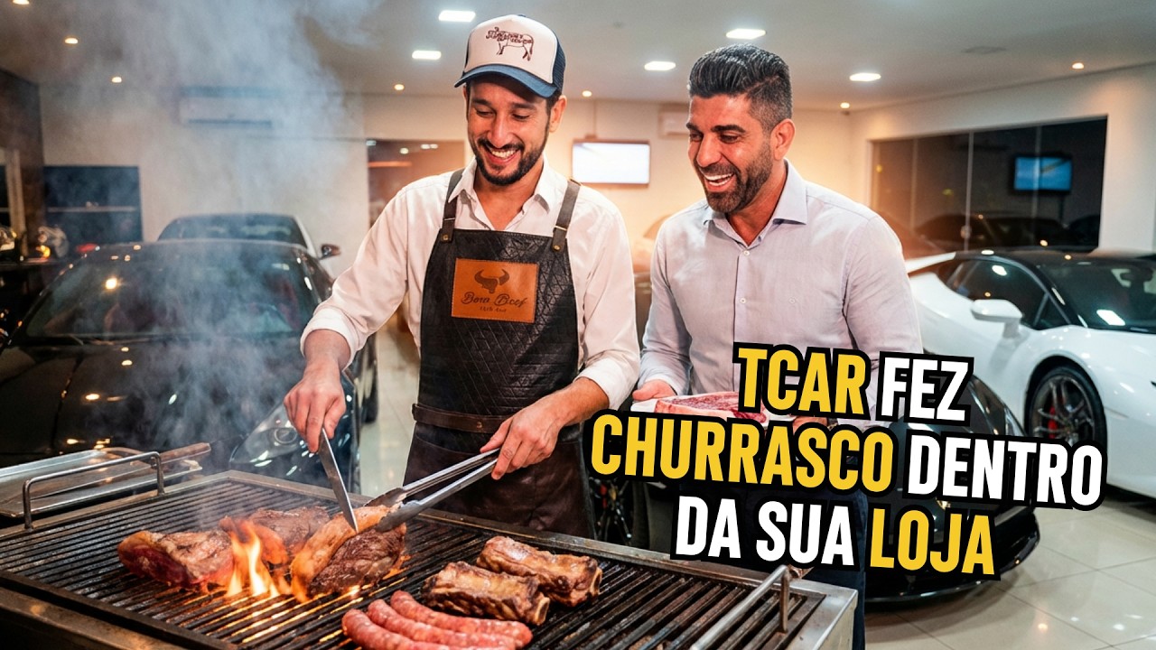 TCAR FEZ CHURRASCO DENTRO DA SUA LOJA - NET&Atilde;O BOM BEEF