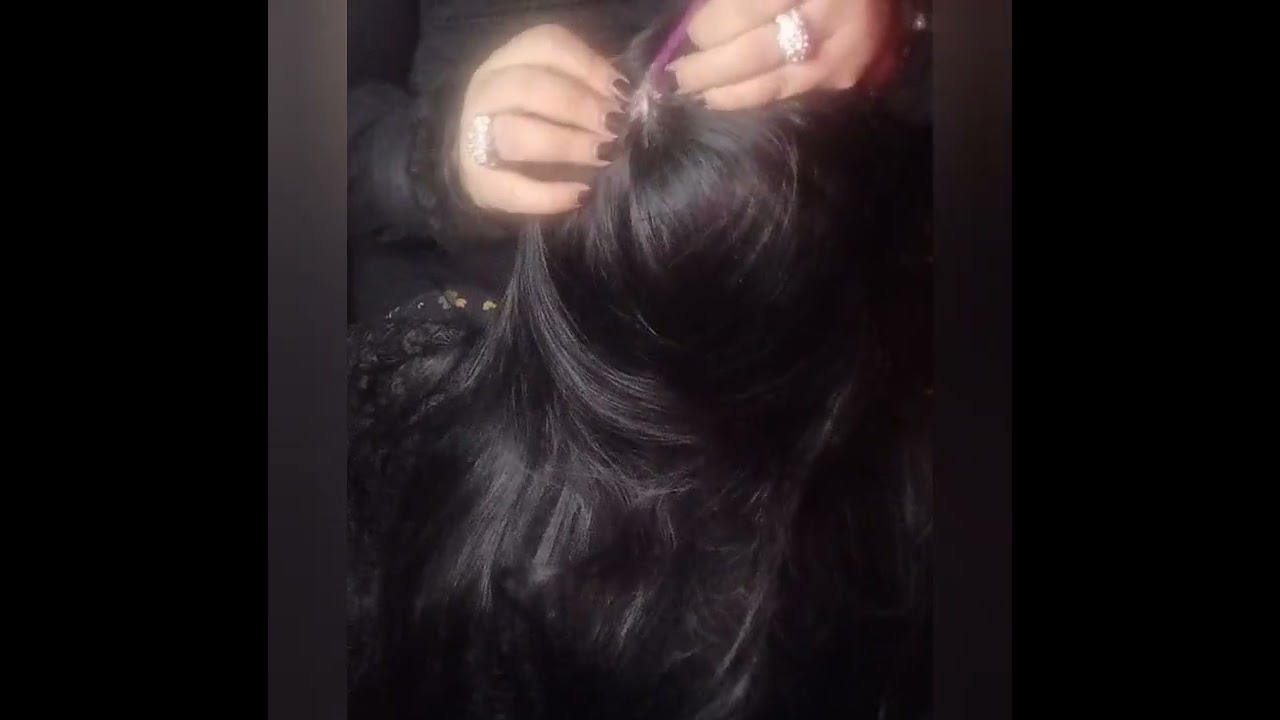 هحطلك توكه شعر جميله #توكة_شعر للنوم #asmr #استرخاء 