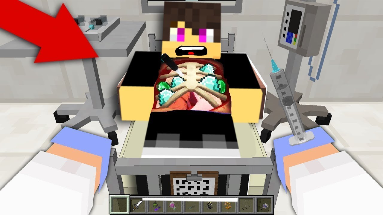 VESZÉLYES BLACK MŰTÉT A MINECRAFTBAN 100% DOKTOR!