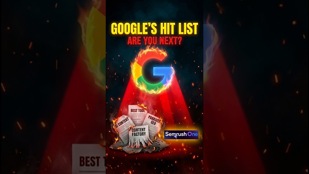 Google&rsquo;s 'Silent Killer' Update Is Your Site Next? #aisearch #aiseo #semrushone
