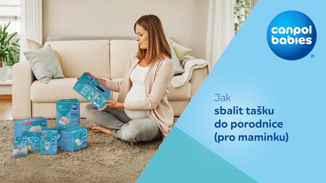 VÝBAVIČKA DO PORODNICE PRO MAMINKU – jak sbalit tašku do porodnice ✅