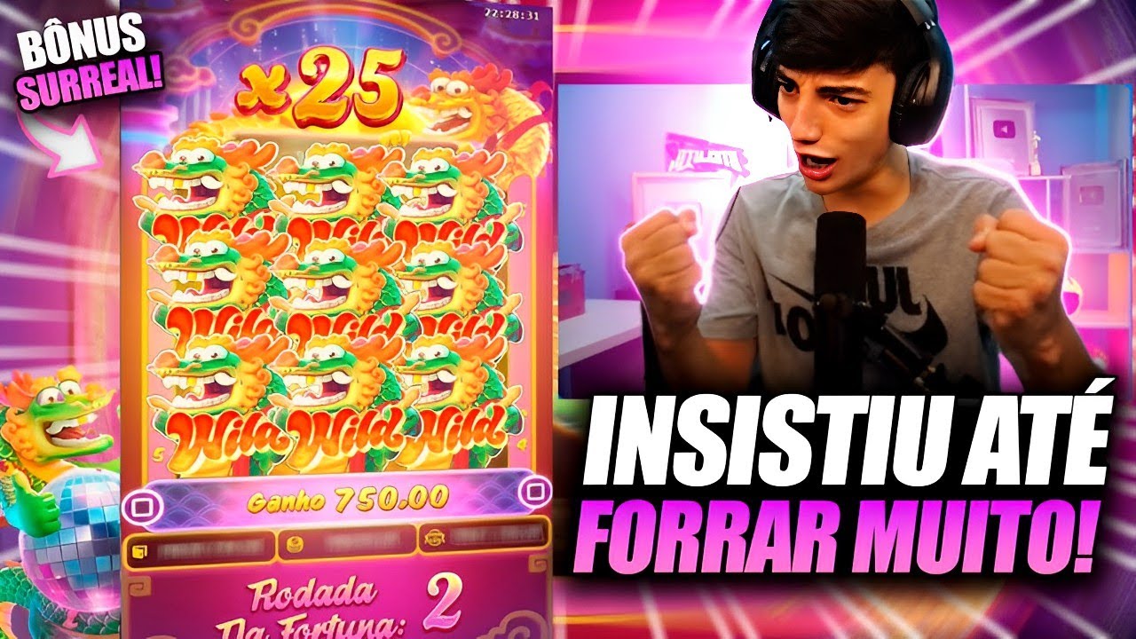 STELUTO BUGOU O FORTUNE DRAGON DEPOIS DESSA FORRA! INSISTIU AT&Eacute; PAGAR MUITO
