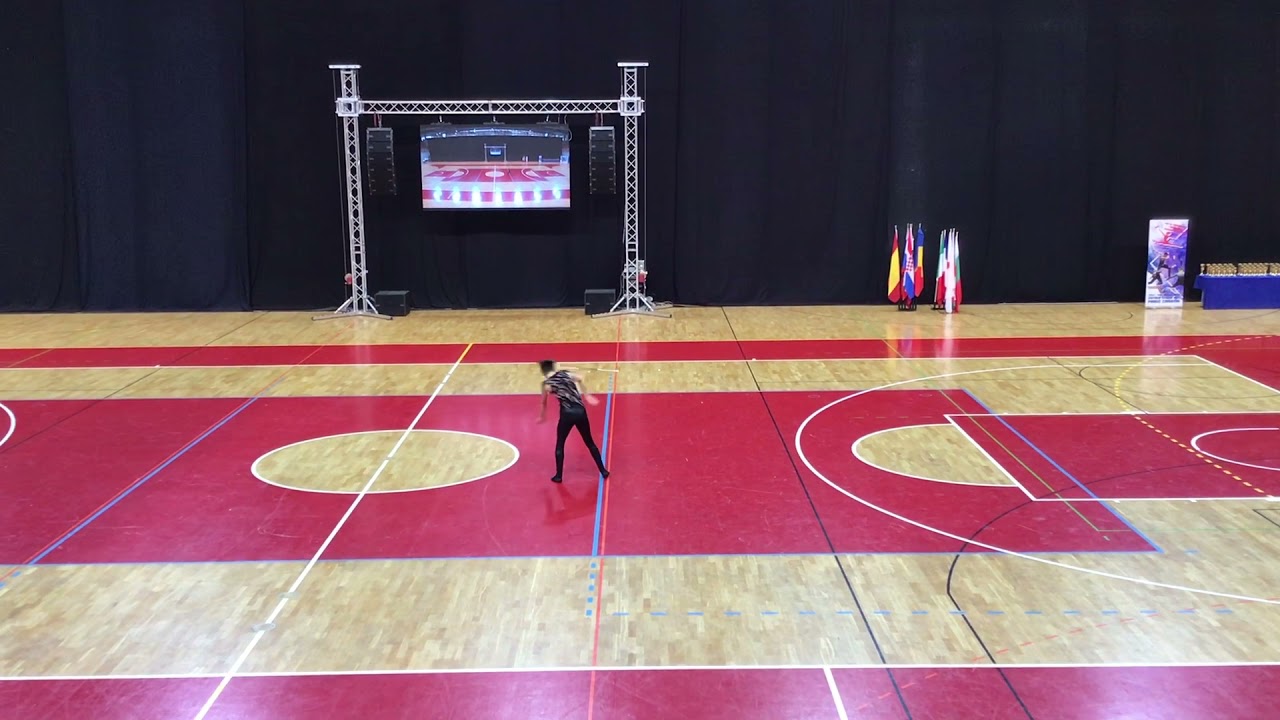 NBTA Europe Twirling Championships 2021 - Porec - RHYTHMIC TWIRL Senior Boy - Andréa Salvi - Italy