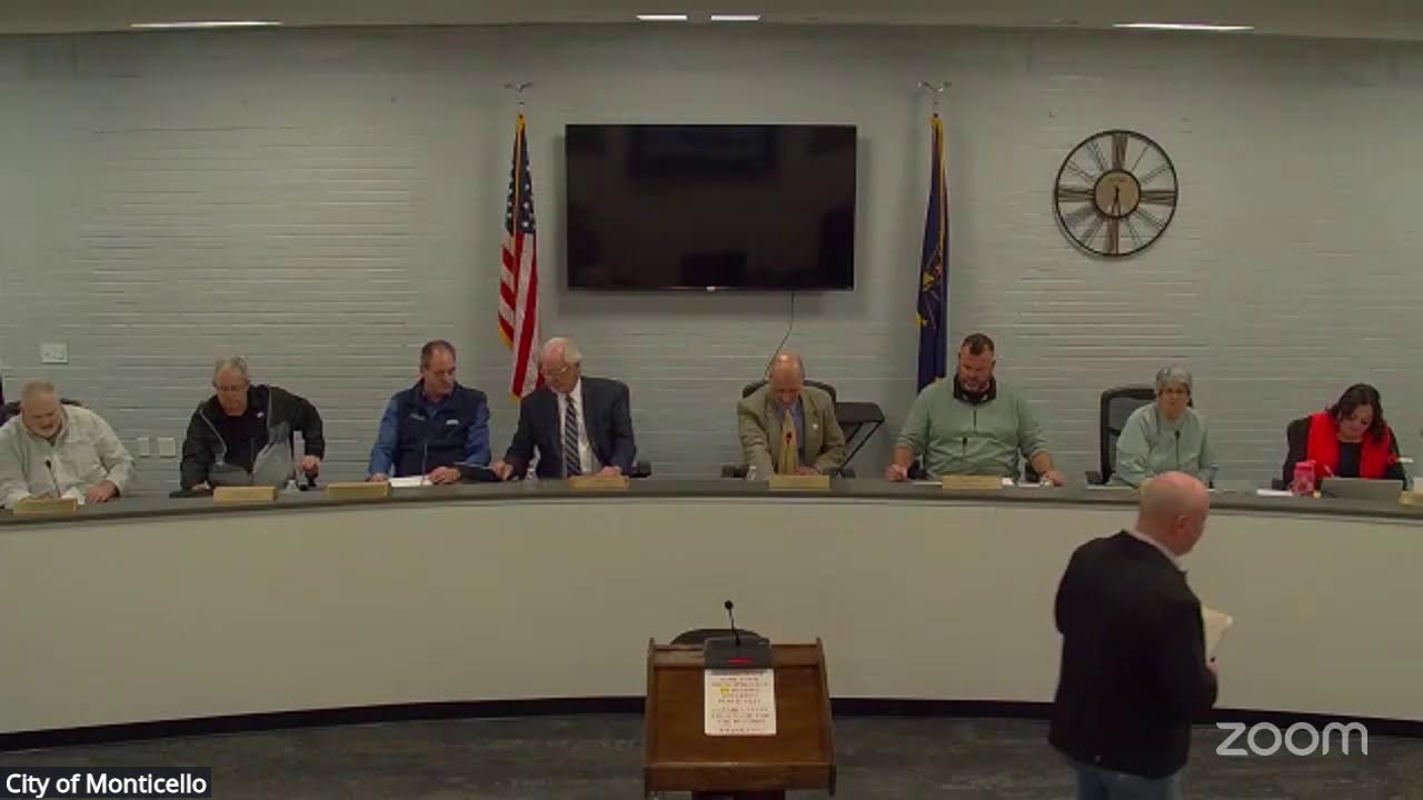 City of Monticello's BOW & City Council Meeting