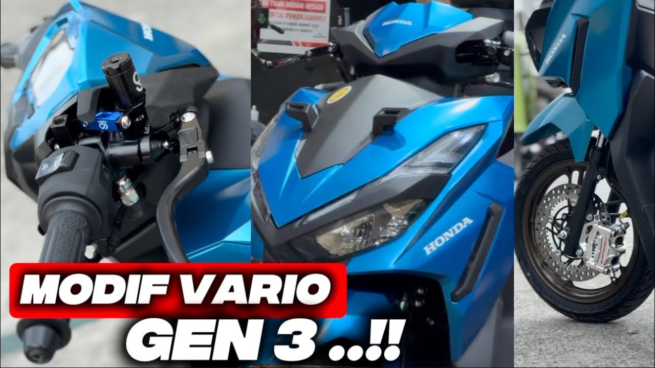 VARIO GEN 3 GANTENG PARAH‼️GANTI PENGEREMAN FULL SET..