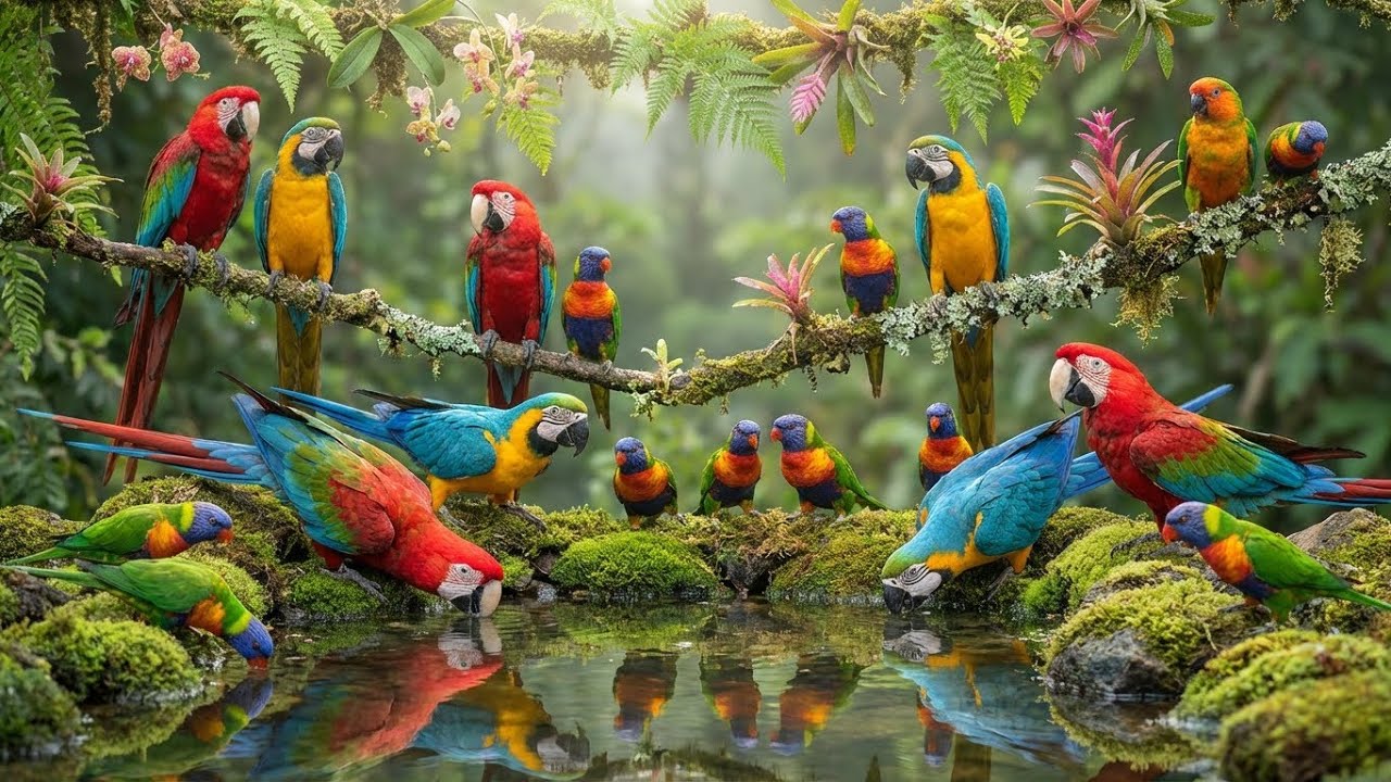 Discovering the Hidden Beauty of Wild Birds in a Springtime Paradise #birds  #birdsong