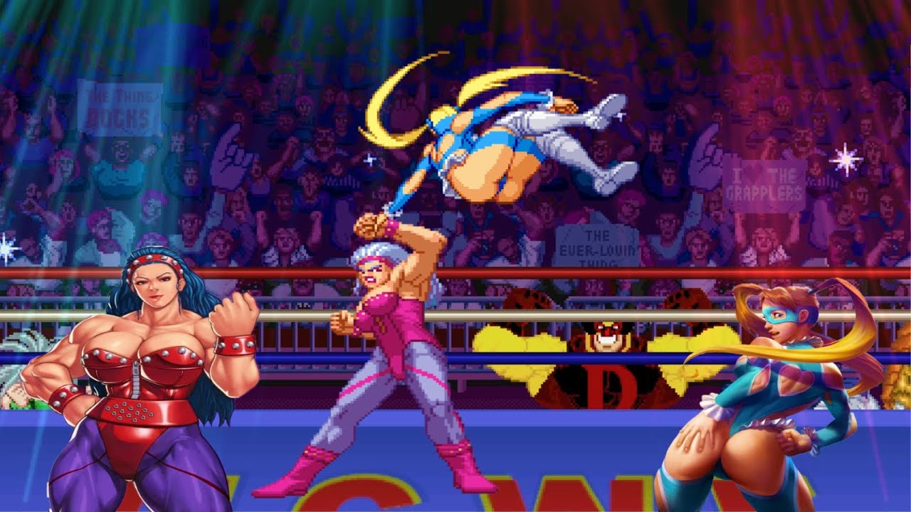 Angela Belti VS Rainbow Mika [Street Fighter X Power Instinct][Capcom VS SNK 3][MUGEN][CVS3/PotS]
