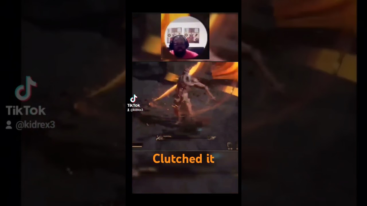 My health was GONE! 😅 #kidrexgaming #gaming #blackmythwukong #viralvideo #trending #eldenring #close