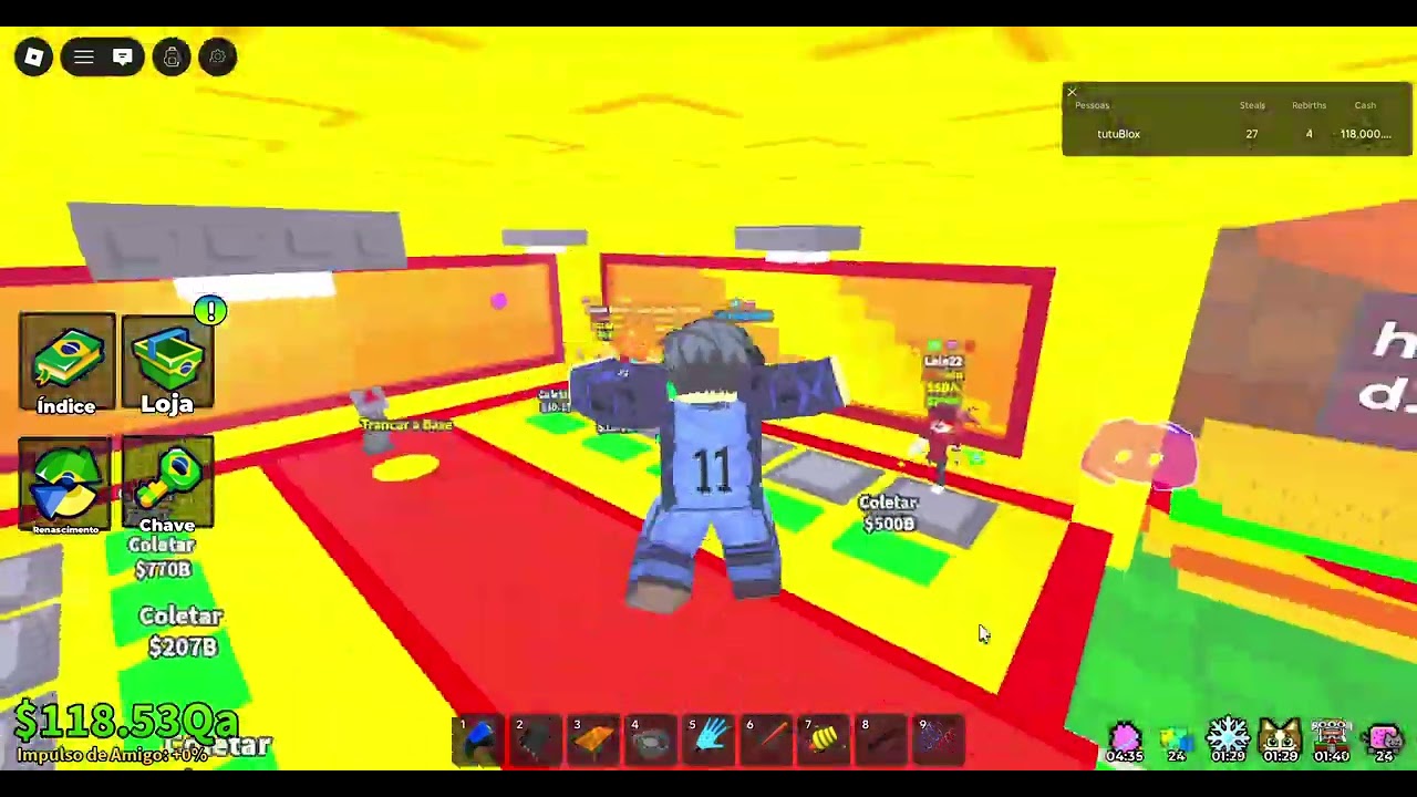 Evento de um jogo chamado roube um ytbr quem quiser jogar fala: eu quero! que eu mando o link do jg