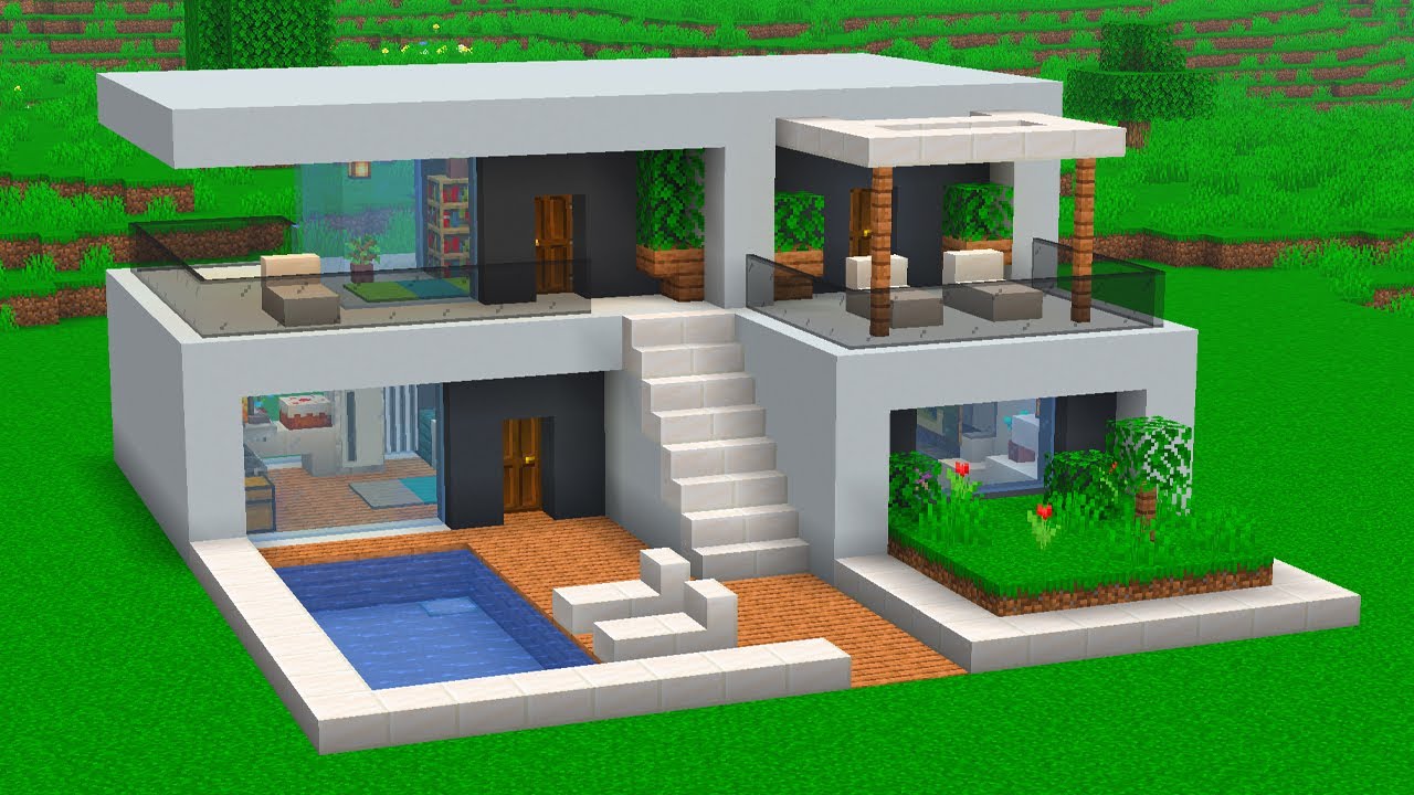 COME COSTRUIRE UNA CASA MODERNA SU MINECRAFT