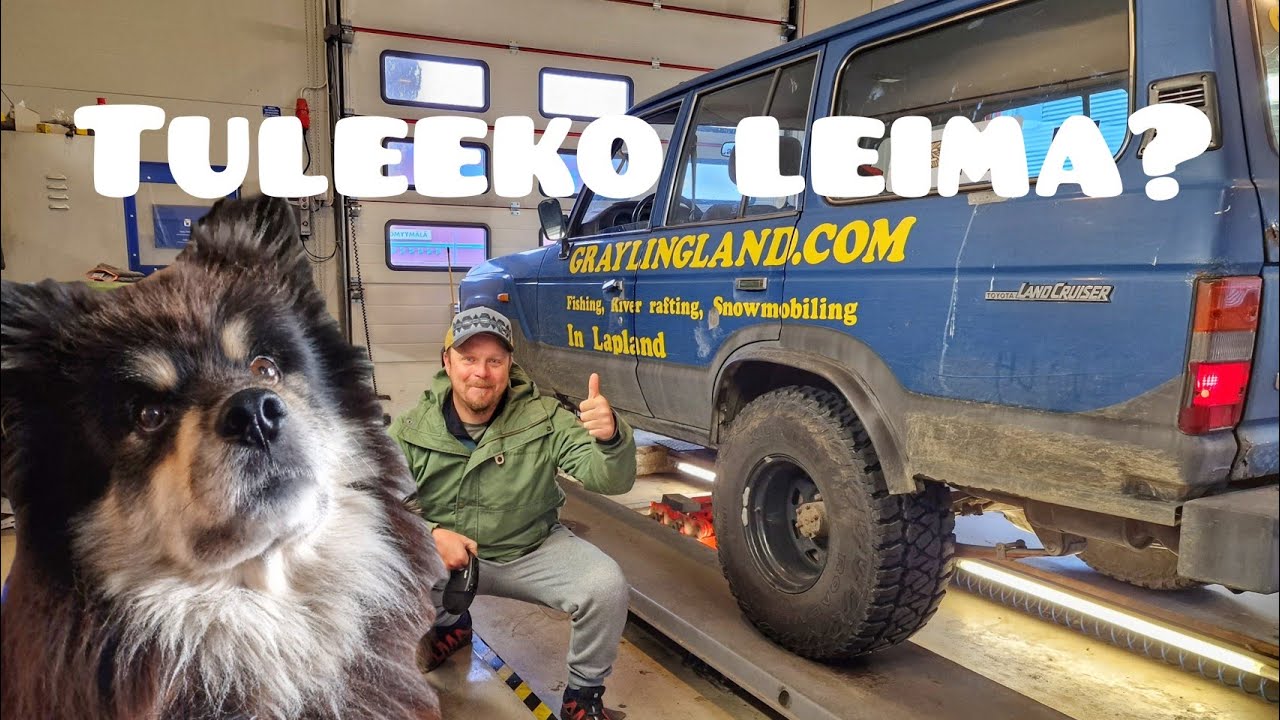 500km katsastusasemalle! HJ 60 Land Cruiser @AkiHuhtanen76