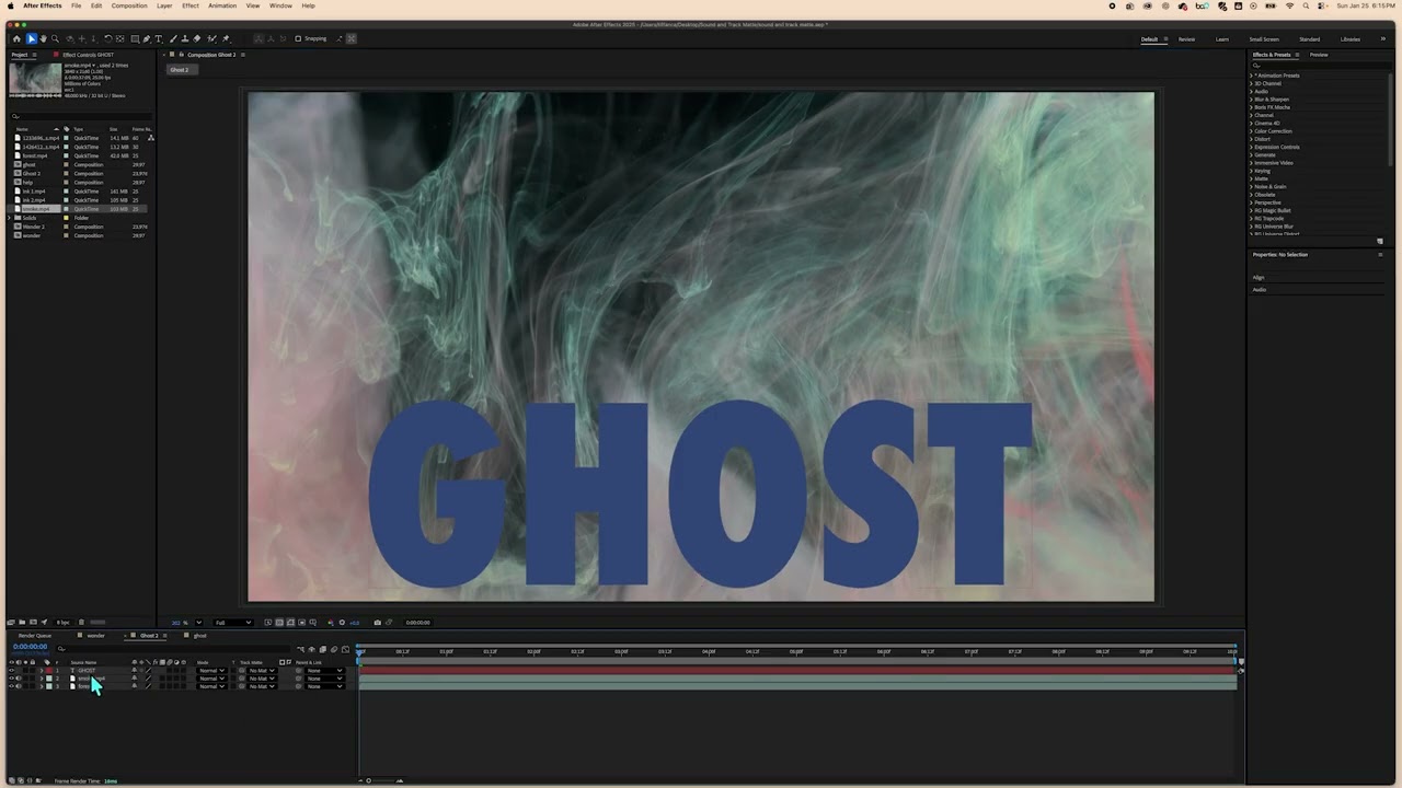 Track Mattes, Compositing, and Sound: After Effects & Premiere Workflow Part 2