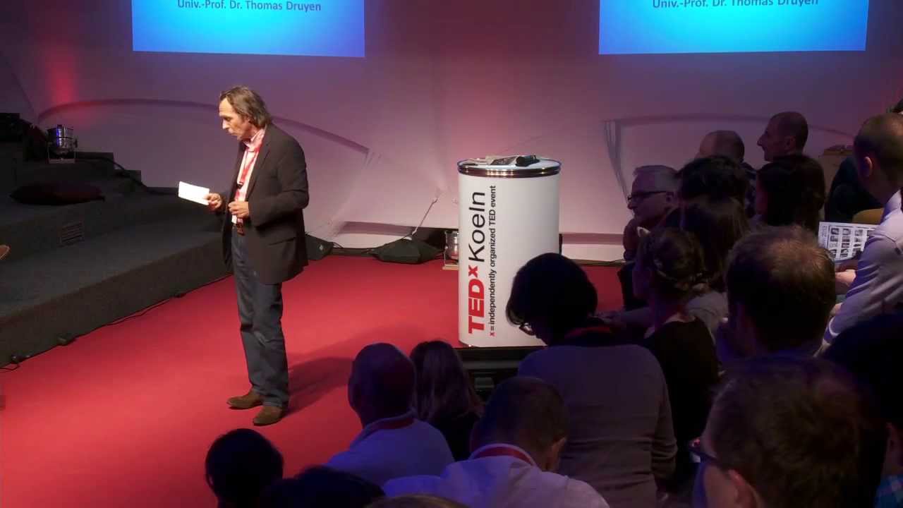 War of hypocrisy: Plea for common sense: Thomas Druyen at TEDxKoeln