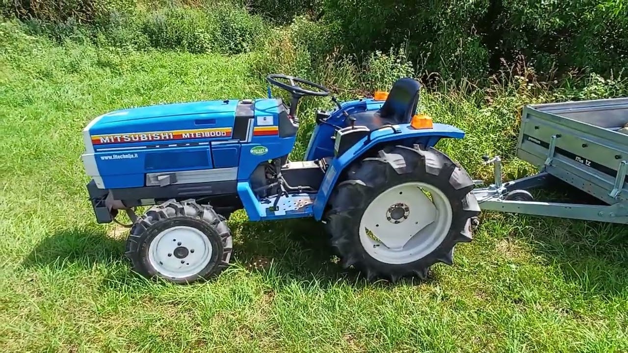 Laisvalaikis kaime Akmenu išvežimas  su MITSUBISHI MTE1800D traktoriuku