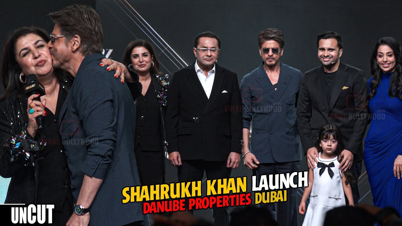 UNCUT - Shahrukh Khan Launch Danube Properties Dubai | Rizwan Sajan, Farah Khan, Adel Sajan