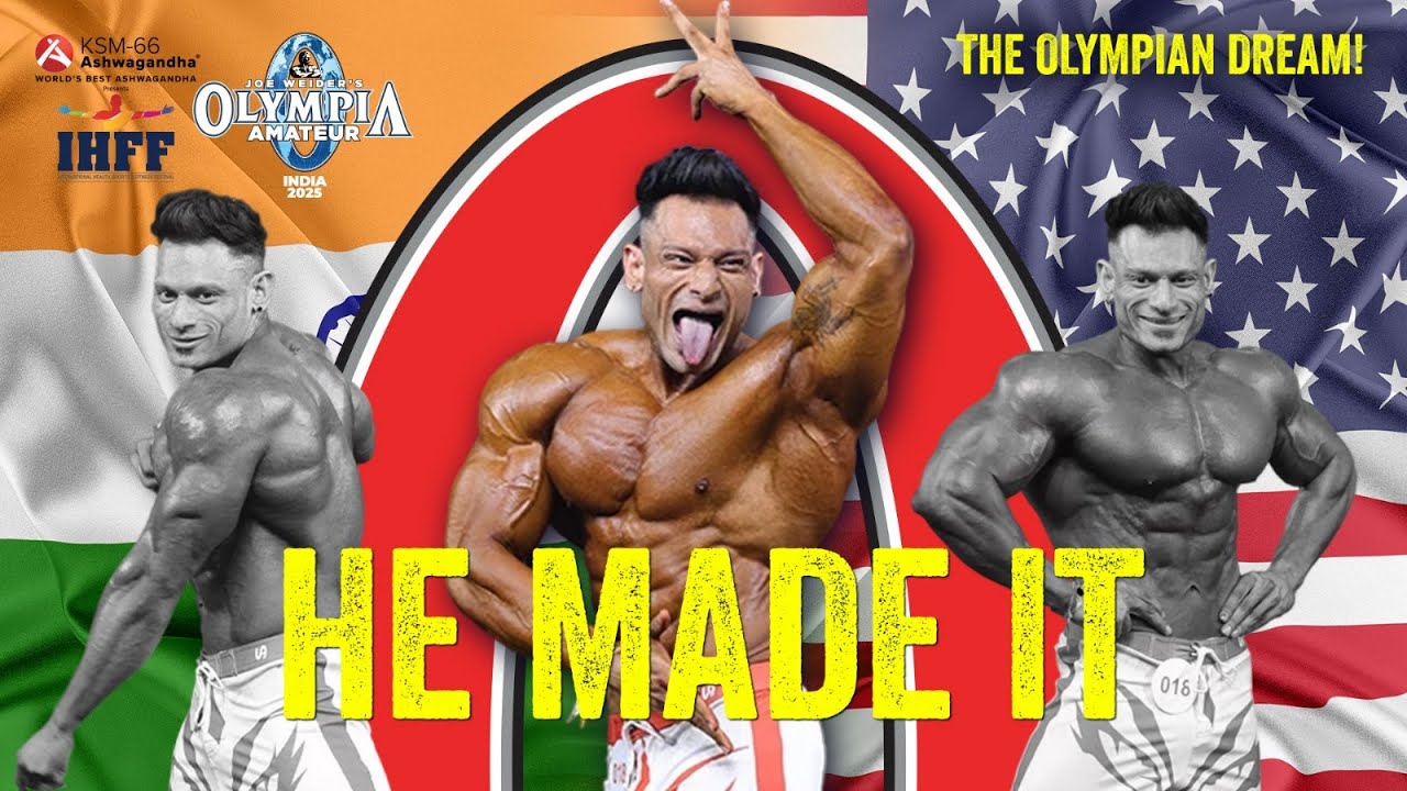 He Made It! IFBB Pro Manoj Patil’s Emotional Road to Mr.O in Vegas | Exclusive IHFF Interview