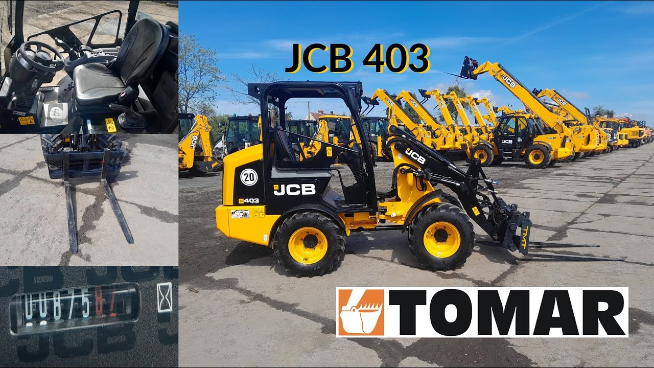 JCB 403 2020 SKU 0580  +48 575 316 333 forklift telehandler przegubowa ładowarka kołowa