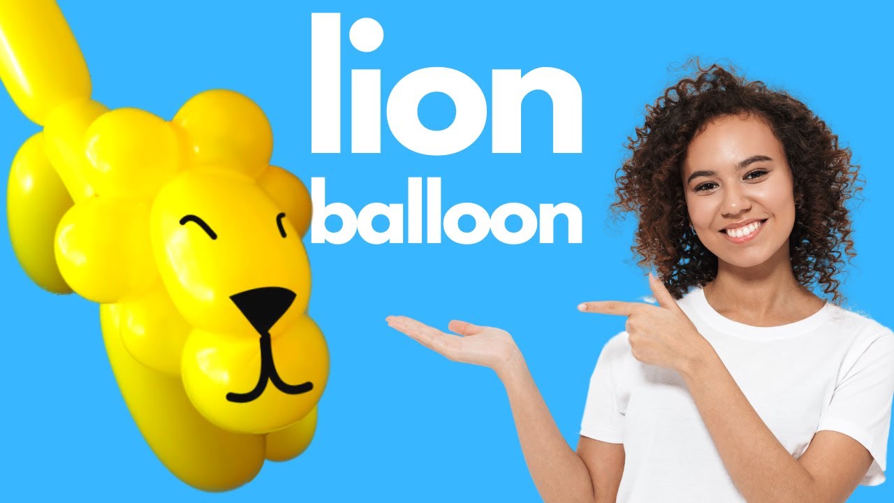 Lion: How to Make Balloon Animals for Beginners  #lionballoonanimal #balloonanimals