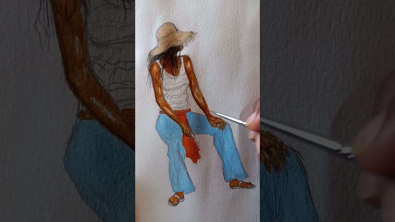 FIGURE PAINTING IN 7 MINUTES #art #artist #painting #figurepainting