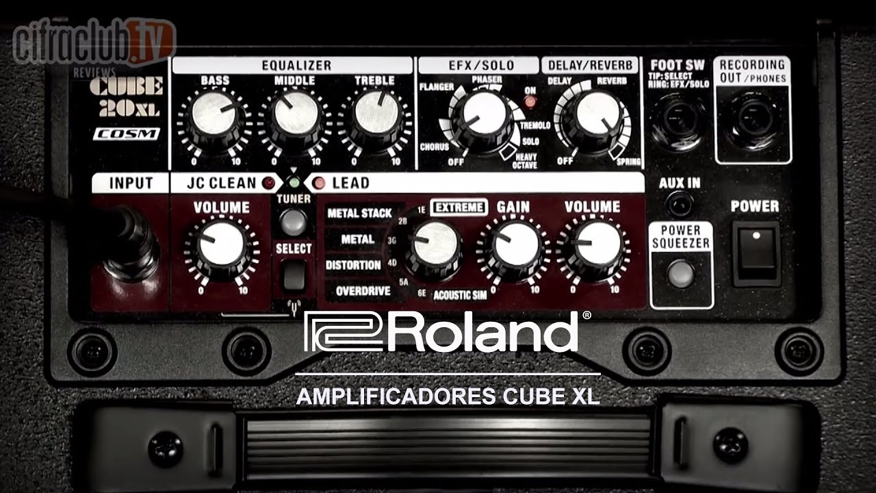 CONHEÇA OS AMPLIFICADORES CUBE XL DA ROLAND