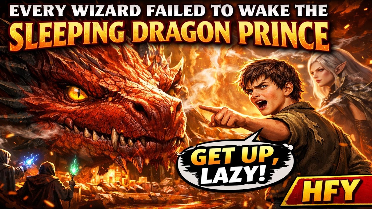 Every Wizard Failed to Wake the Sleeping Dragon . Until a Human Boy Whispered, “Get Up, Lazy.” | HFY