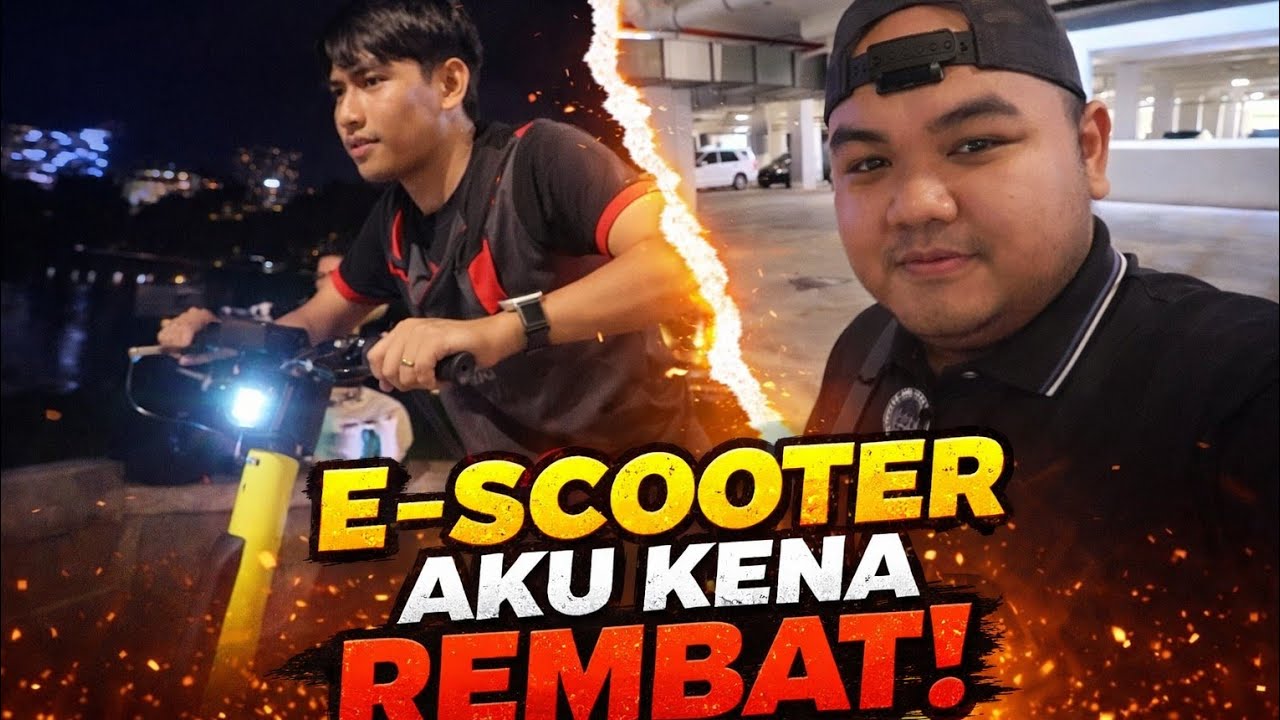 VLOG | E-SCOOTER AKU KENA REMBAT MEMBER SENDIRI 😂