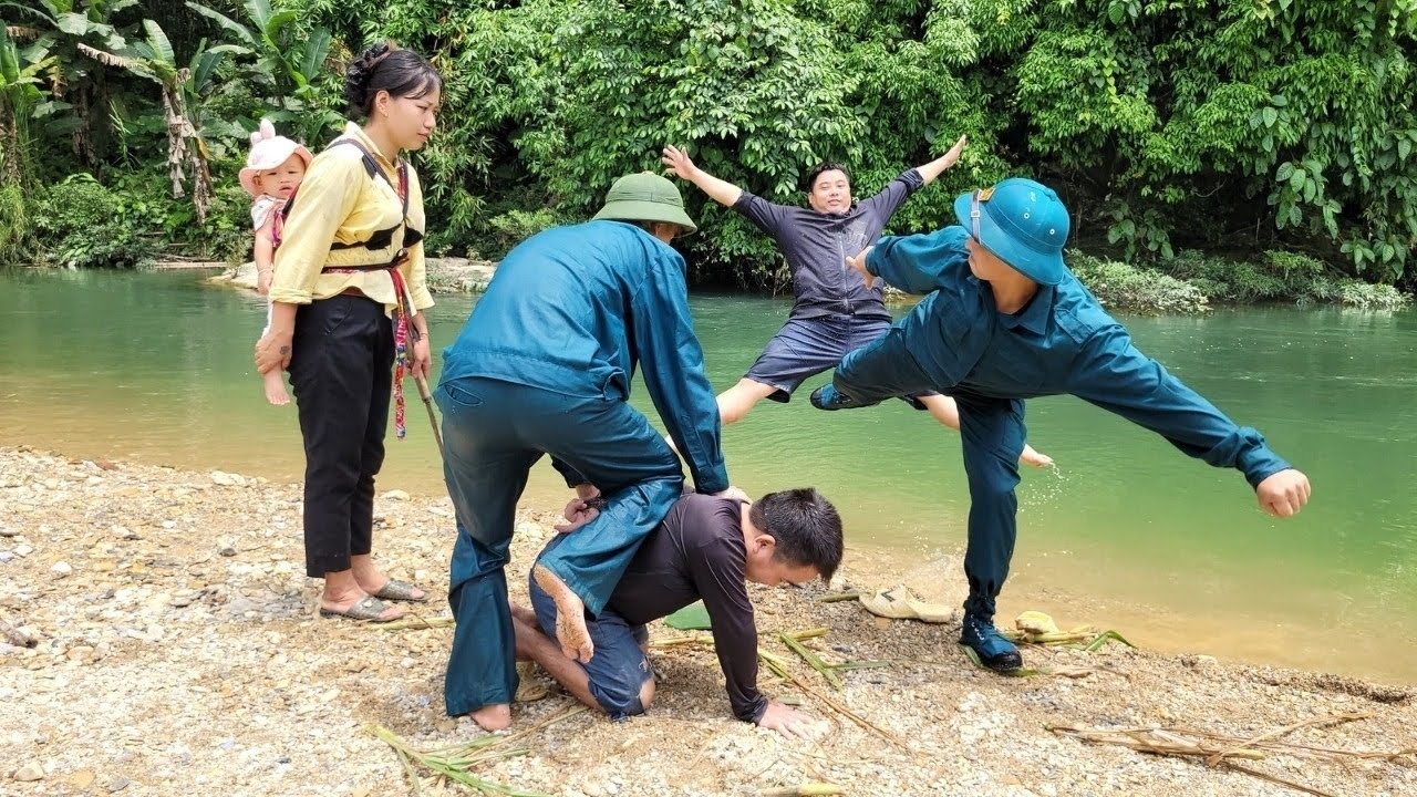 Compilation of videos about a single mother being harmed by drug dealers and rescued by the police.