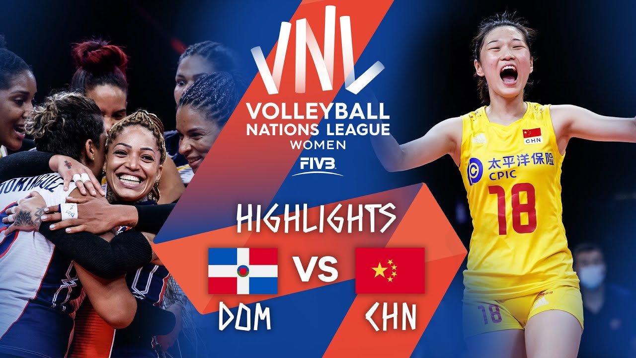 DOM vs. CHN - Highlights Week 4 | Women's VNL 2021