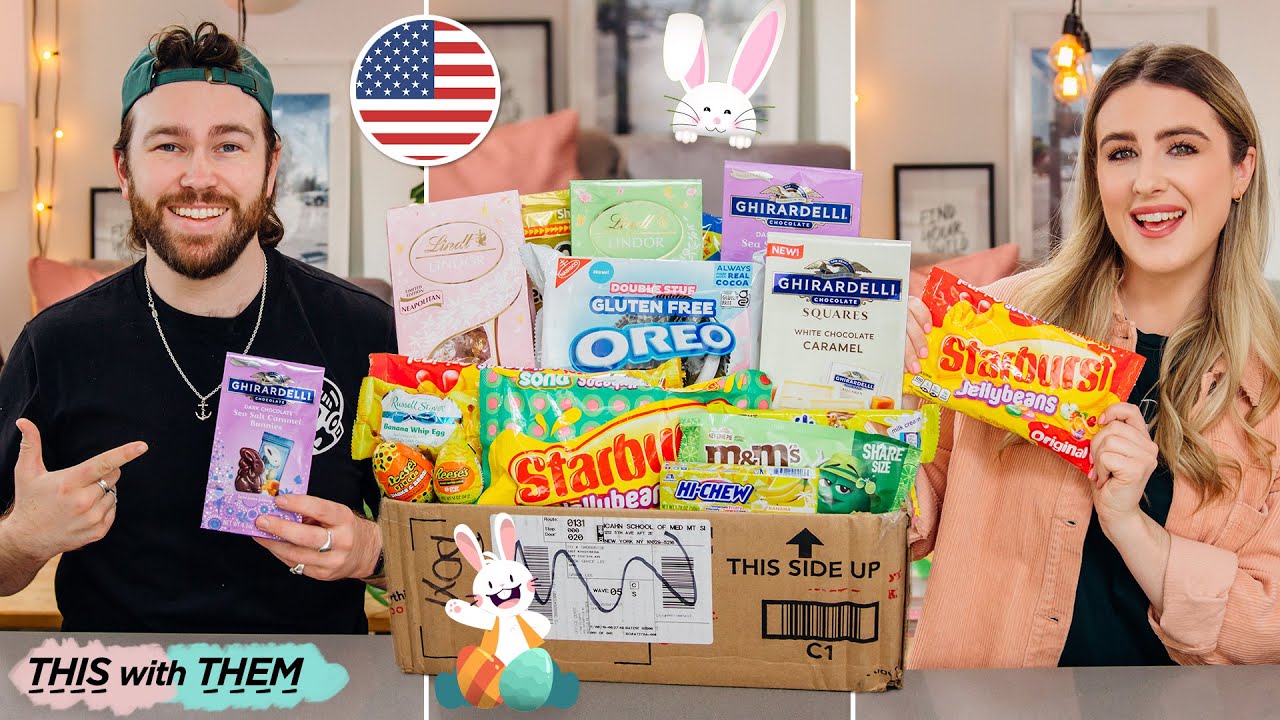 Trying American Easter Candy! 🐰 - This With Them