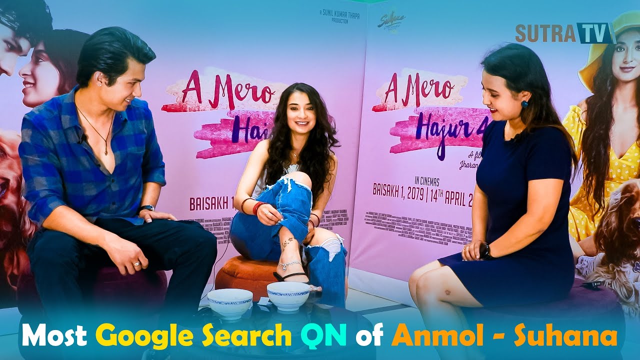 Interview With Anmol Kc & Suhana Thapa || Most Google Search QN of Anmol - Suhana || A Mero Hajur 4