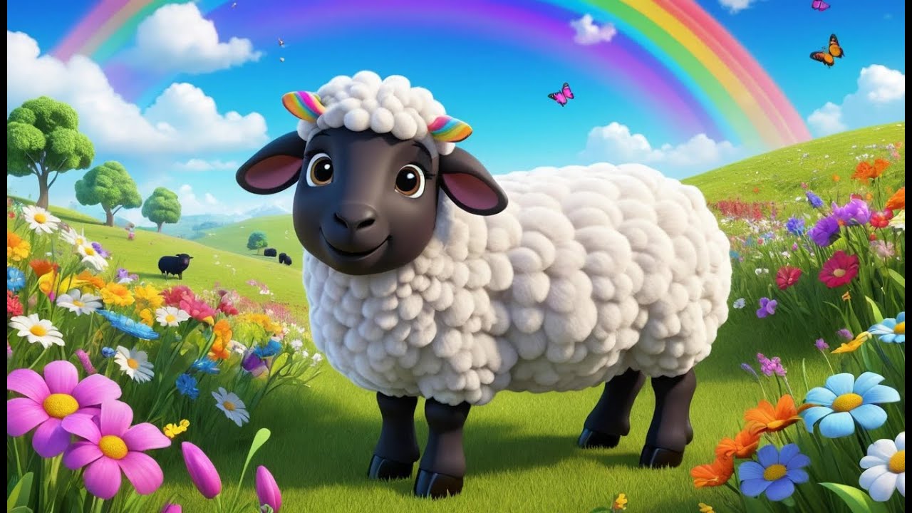 ba ba ba ba black sheep song | Classic Nursery Rhyme for Kids | Counting & Sharing Song