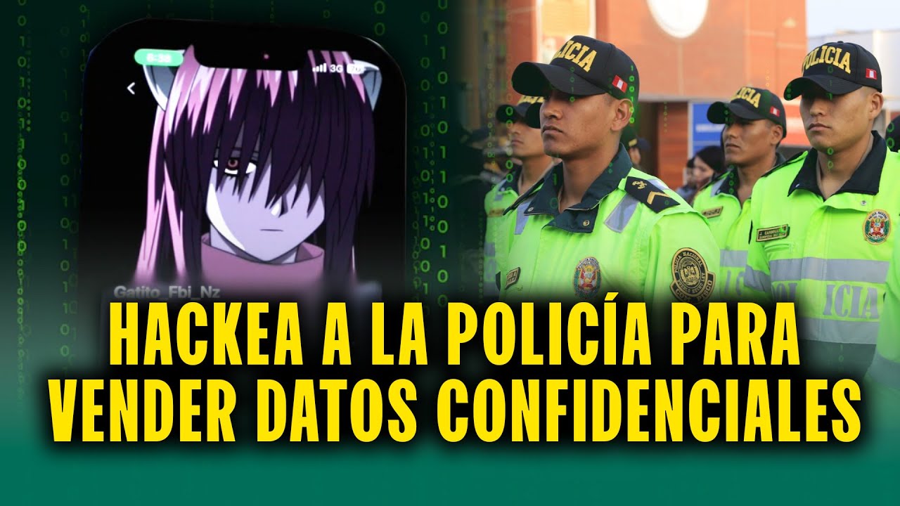 “Gatito FBI”: Hacker vulnera sistema de la Policía y vende denuncias policiales por 1.500 dólares