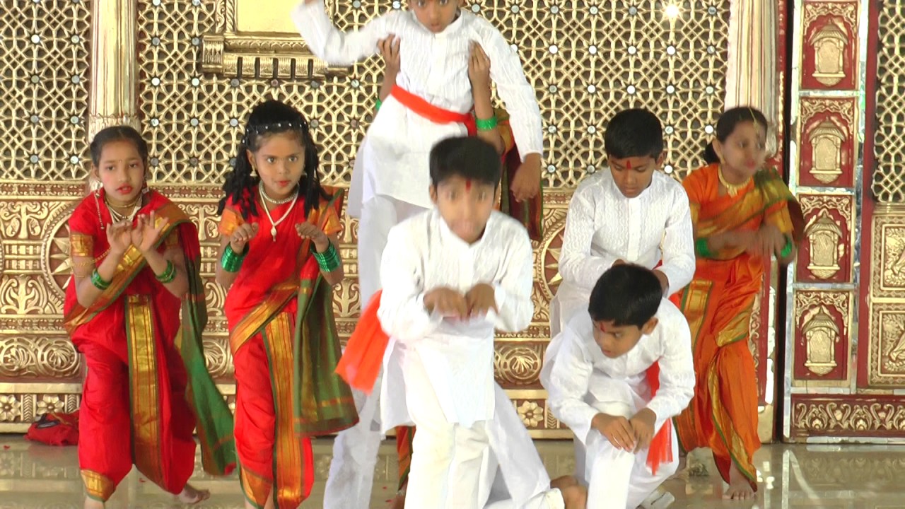 Deva Shree Ganesha - HD English Medium School Gathering Dance - 2016-17