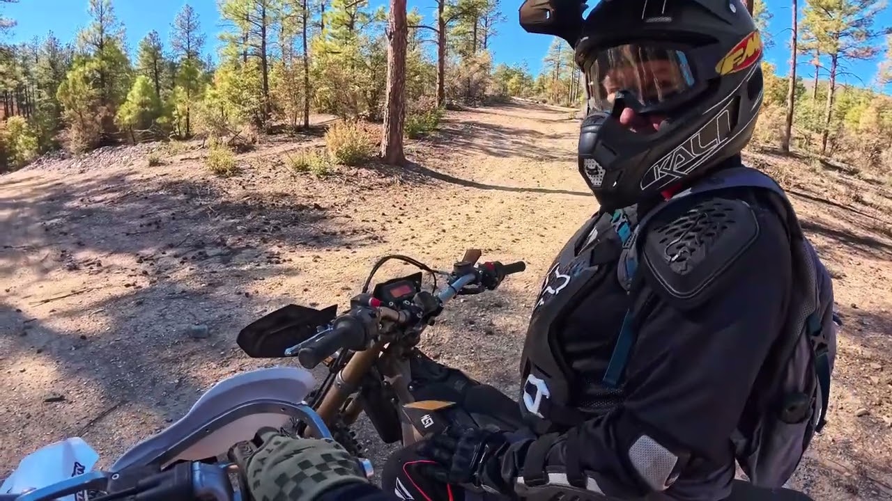 Testing the Surron Ultra Bee HP with new 21 inch front wheel and new M5B IRC tires. 12-11-25