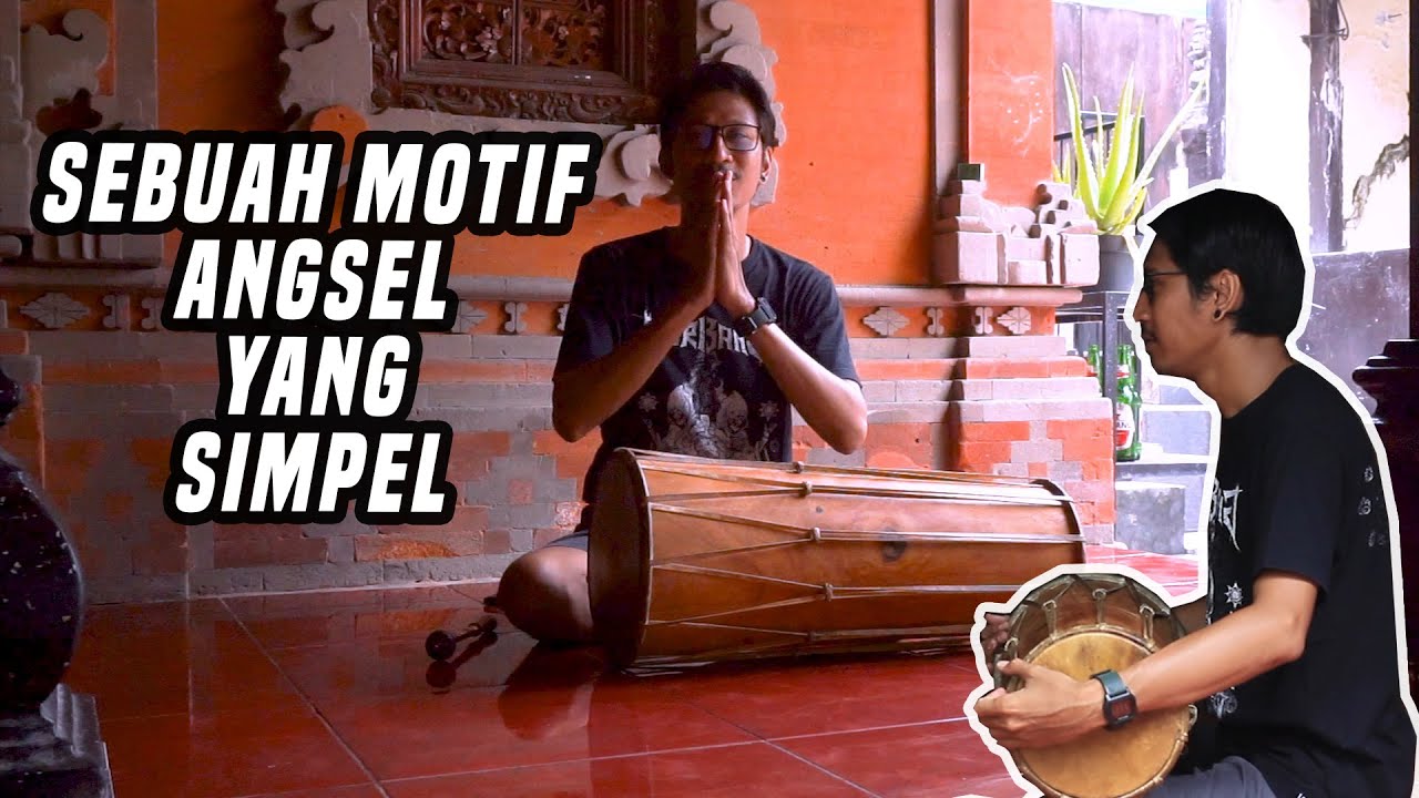 Satu Motif Angsel Bebarongan Yang Umum Saya Mainkan #belajarmekendang #kendangbali #kendangbarong