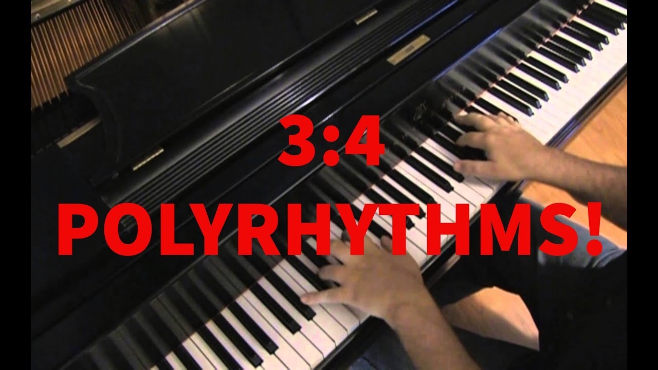 How to Play 4:3 and 3:4 Polyrhythms on Piano (applied to 
