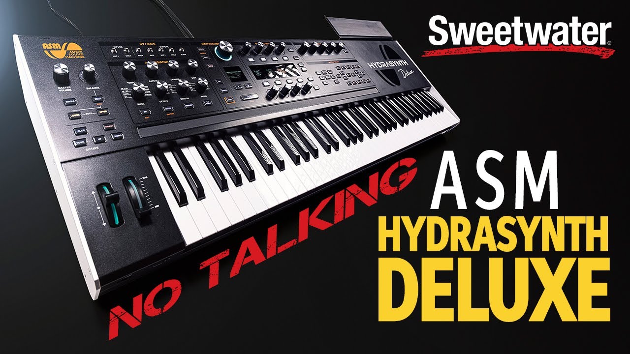 ASM Hydrasynth Deluxe – 16-voice Synth Demo — Daniel Fisher