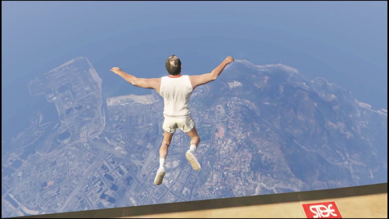 Epic dive into pool - GTA V