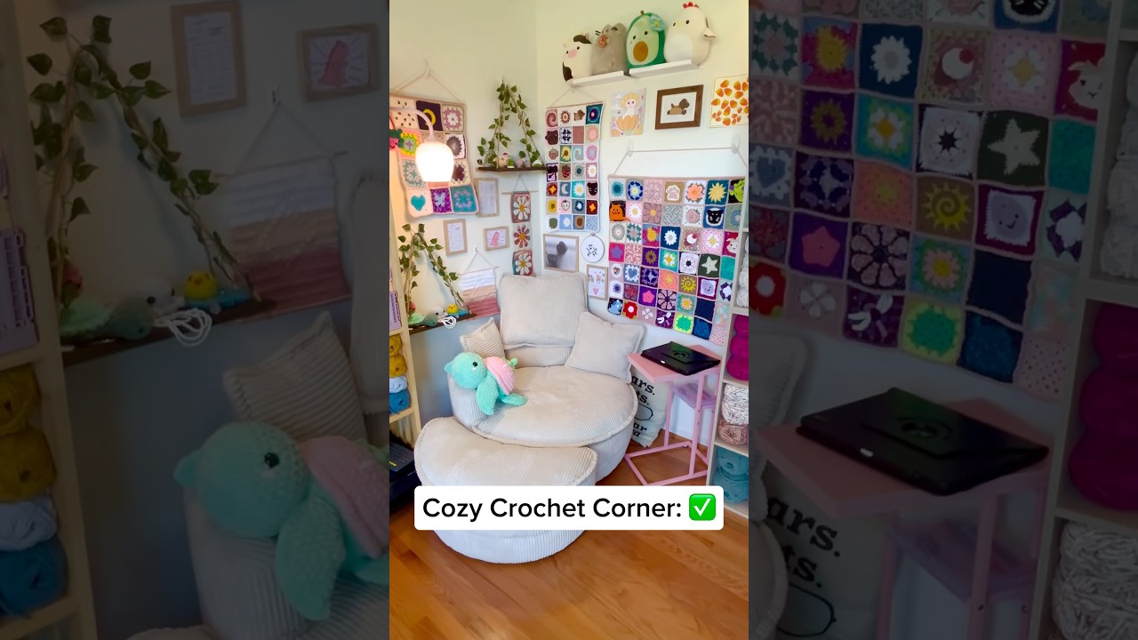 My DREAM Craft Room 😍 #crochet #amigurumi