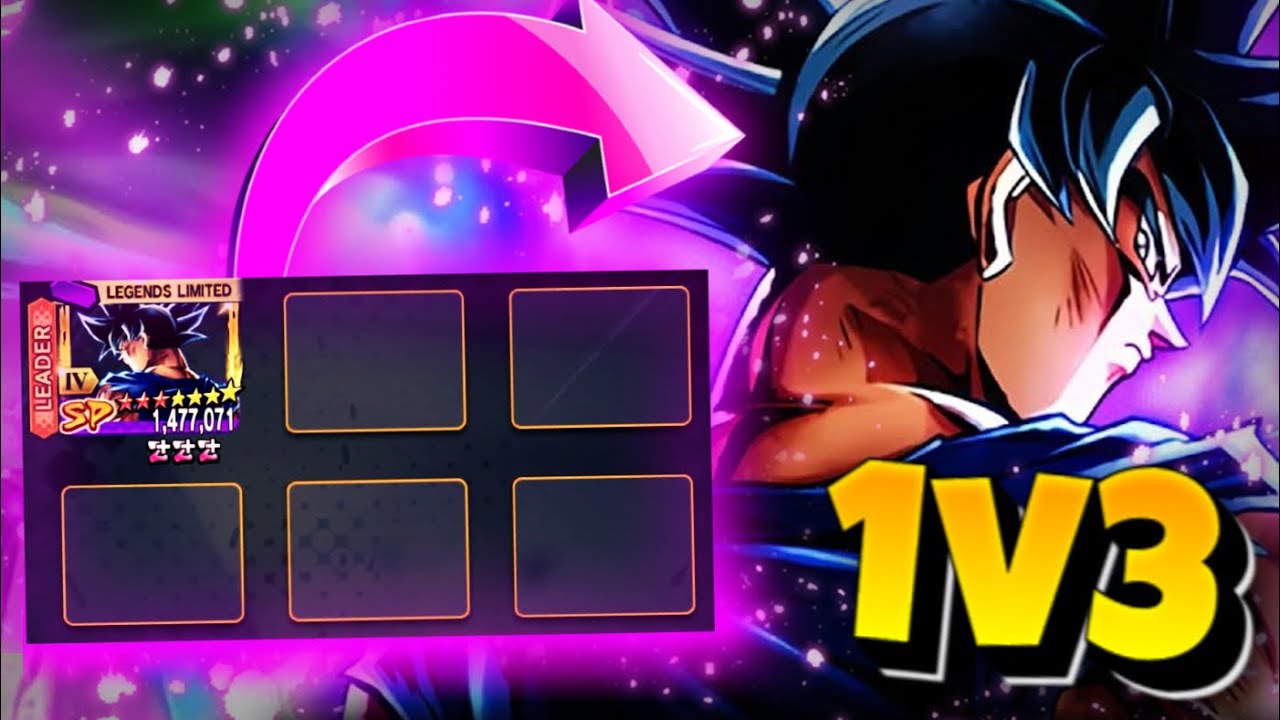 Can Ultra Instinct Goku 1v3 ANYONE In PvP?? (Dragon Ball LEGENDS)