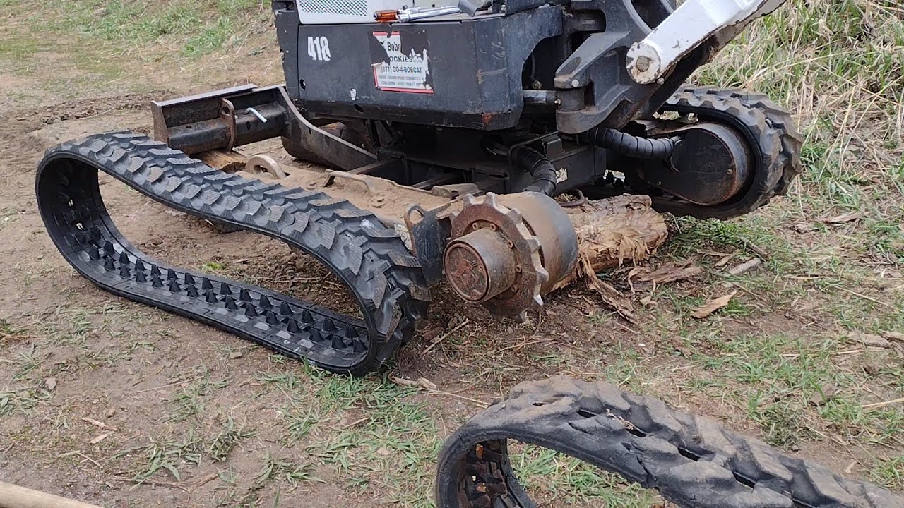 Bobcat 418 / E10 track replacement