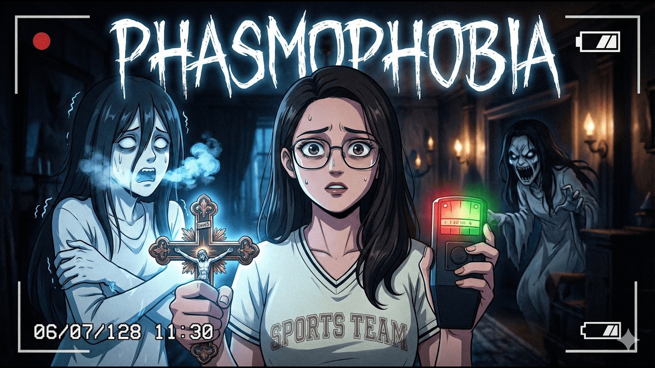 Ghost Hunting  Gone Wrong in PHASMOBHOBIA! #viral #horror #gaming #trending #phasmophobia
