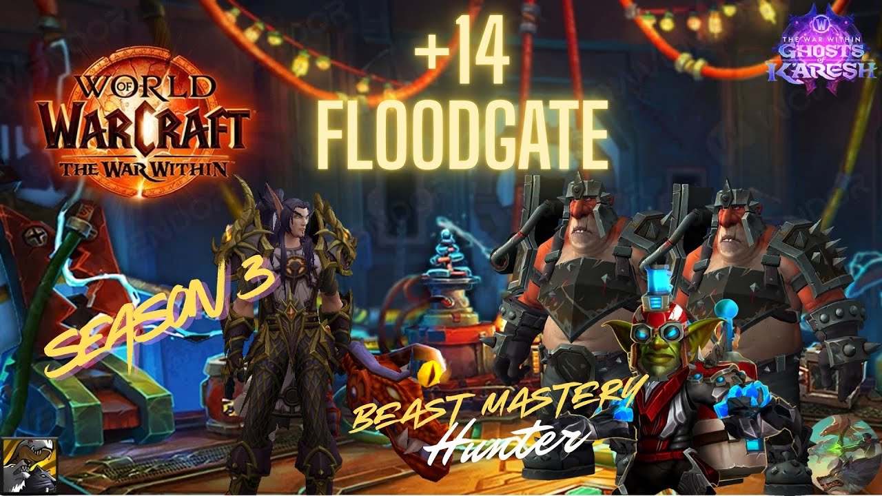 11.2 Beast Mastery Hunter (BM Hunter) is BIG FUN | Pack Leader | +14 Floodgate Season 3 TWW (S3)