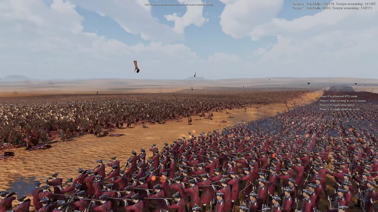 1 million spartans attack 200,000 red coats with muskets!